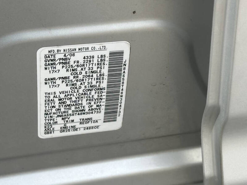 2008 Nissan Rogue S