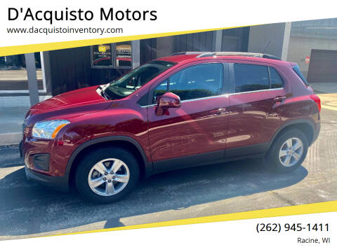 2016 Chevrolet Trax for sale at D'Acquisto Motors in Racine WI