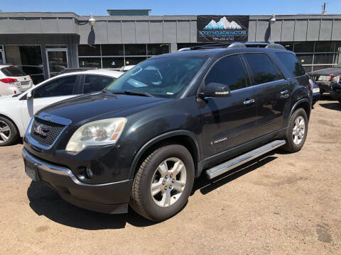 2007 GMC Acadia for sale at Rocky Mountain Motors LTD in Englewood CO