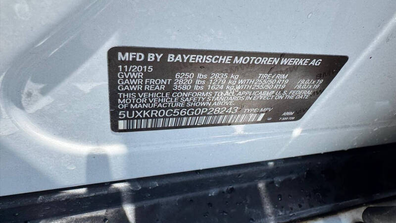 2016 BMW X5 xDrive35i