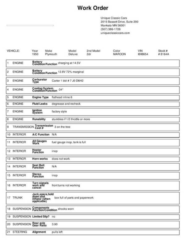 1950 Plymouth Deluxe