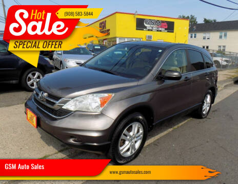 2010 Honda CR-V for sale at GSM Auto Sales in Linden NJ