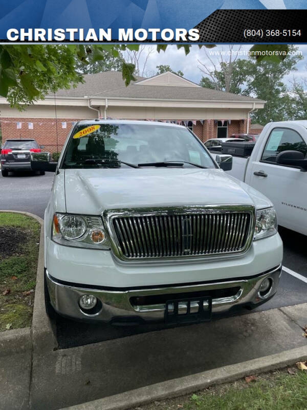 2008 Lincoln Mark LT for sale at CHRISTIAN MOTORS in Hopewell VA