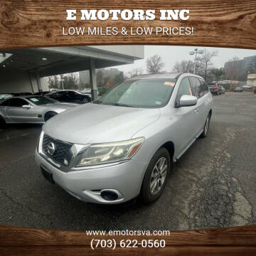 2013 Nissan Pathfinder for sale at E Motors INC in Vienna VA