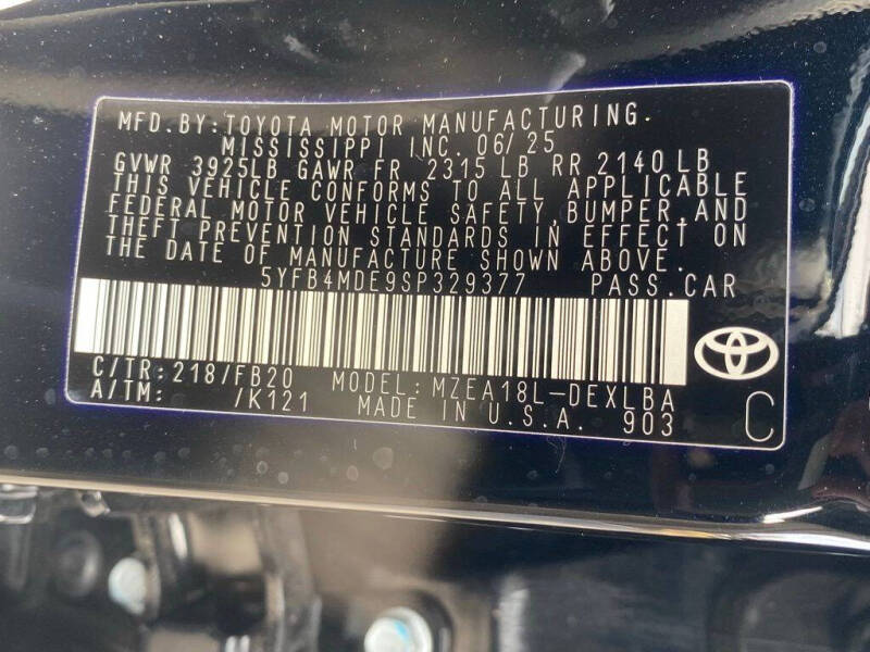 2025 Toyota Corolla LE