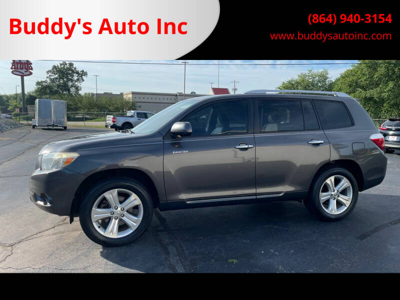 2010 Toyota Highlander for sale at Buddy's Auto Inc in Pendleton, SC