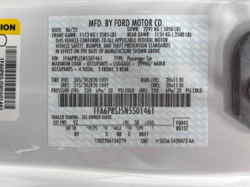 2022 Ford Mustang Shelby GT500