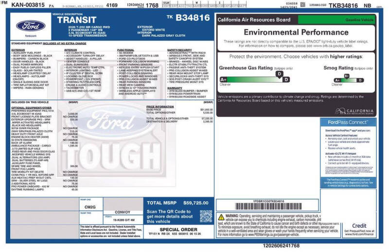 2026 Ford Transit 250