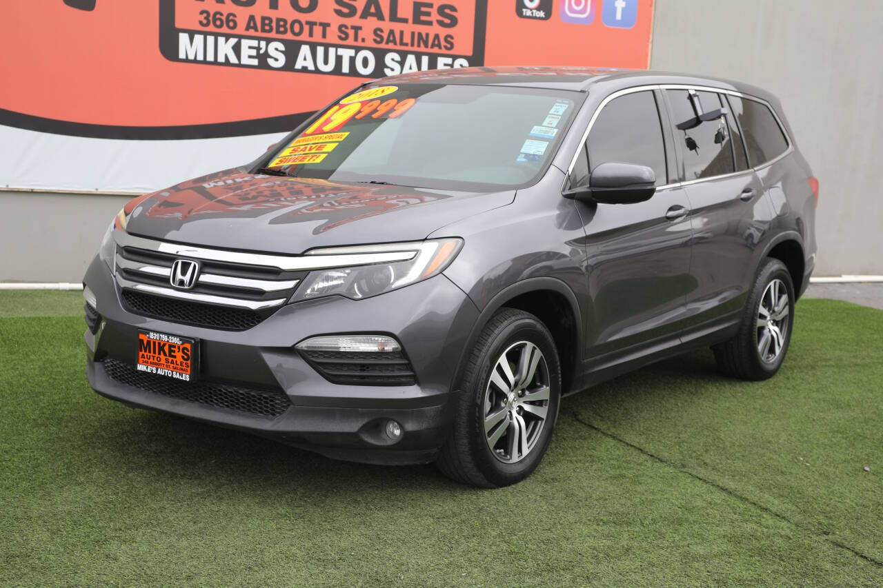 Dk. Gray 2018 Honda Pilot EX AWD EX 4dr SUV 2