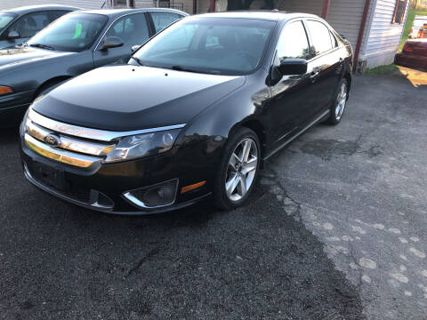 2010 Ford Fusion for sale at CENTRAL AUTO SALES LLC in Norwich NY