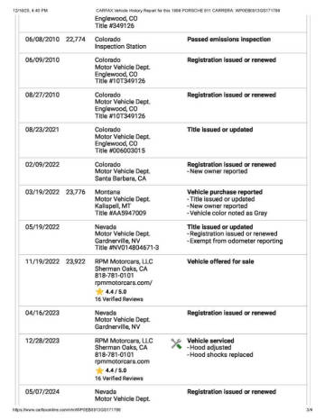 1986 Porsche 911 Carrera
