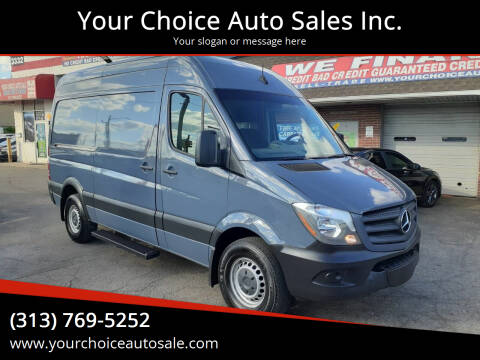 2018 Mercedes-Benz Sprinter Cargo for sale at Your Choice Auto Sales Inc. in Dearborn MI