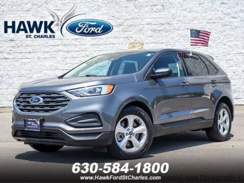 2021 Ford Edge for sale at Hawk Ford of St. Charles in Saint Charles IL