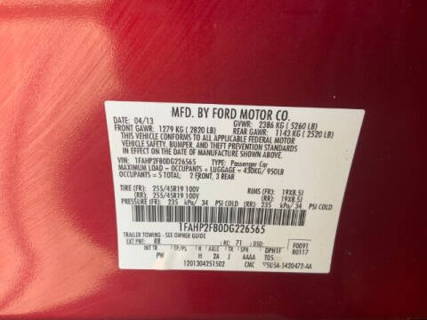 2013 Ford Taurus Limited