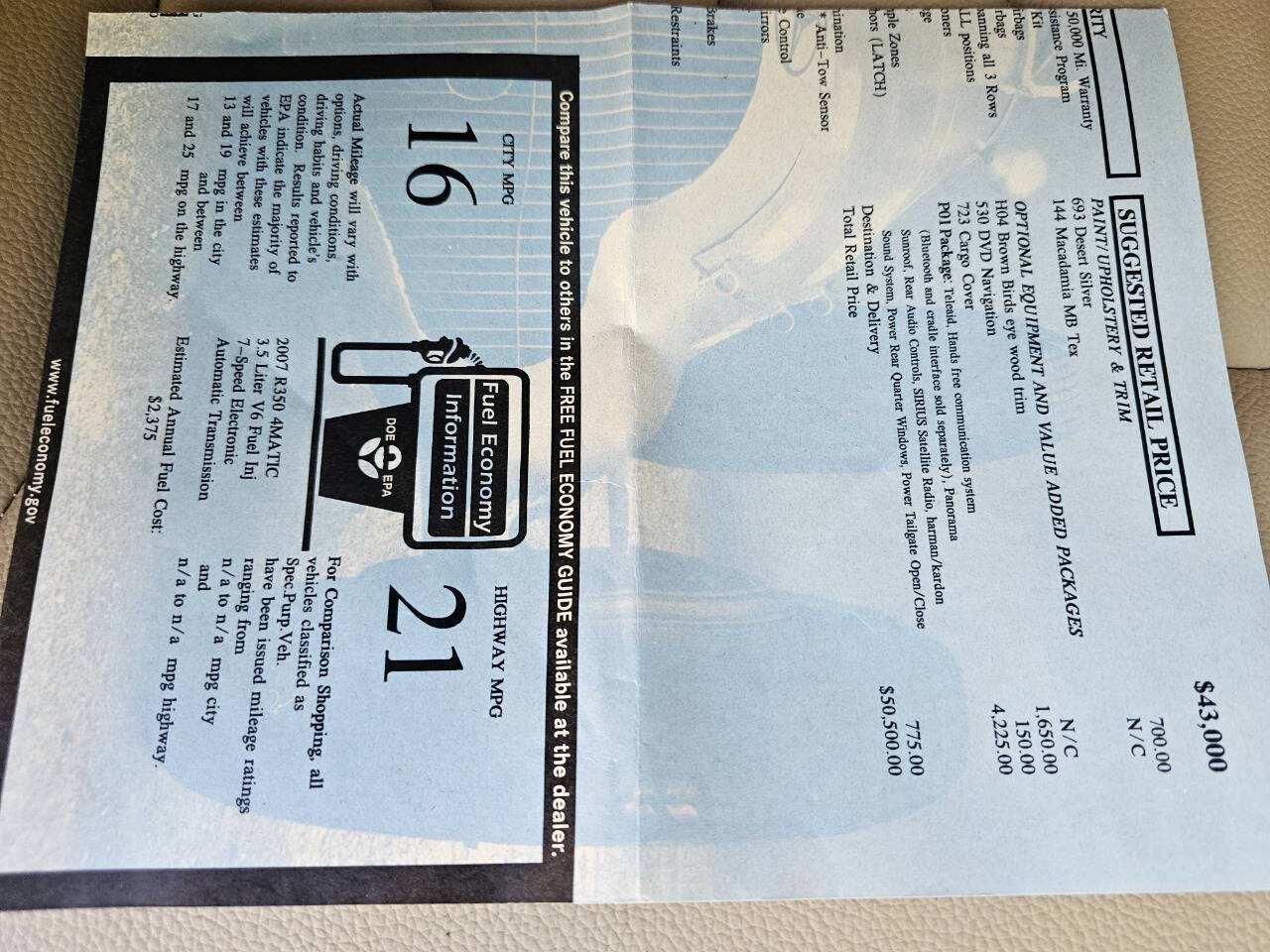 2007 Mercedes-Benz R-Class 52