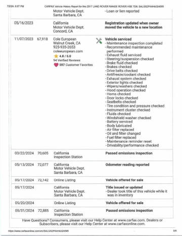 2017 Land Rover Range Rover HSE Td6