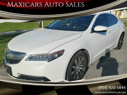 2017 Acura TLX for sale at Maxicars Auto Sales in West Park FL