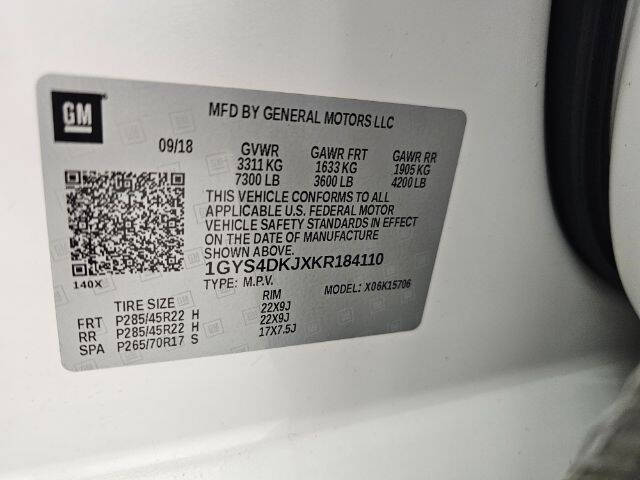 2019 Cadillac Escalade Platinum