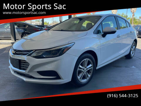 2017 Chevrolet Cruze for sale at Motor Sports Sac in Sacramento CA
