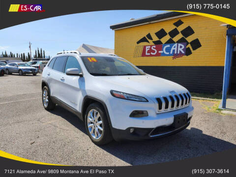 2014 Jeep Cherokee for sale at Escar Auto in El Paso TX