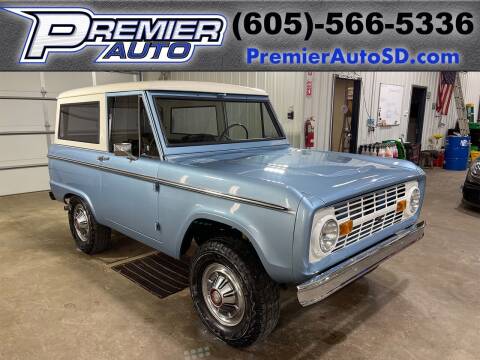 1967 Ford Bronco Sport 4x4 2Dr Wagon for sale at Premier Auto in Sioux Falls SD