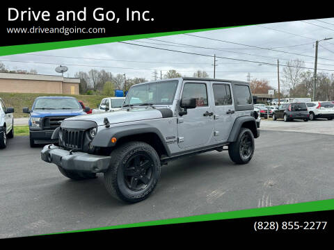 2014 Jeep Wrangler Unlimited for sale at Drive and Go, Inc. in Hickory NC