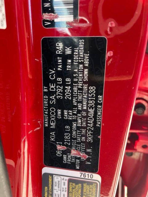 2021 Kia Forte LXS