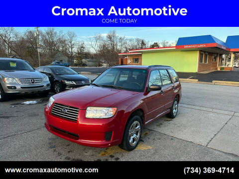 2007 Subaru Forester for sale at Cromax Automotive in Ann Arbor MI