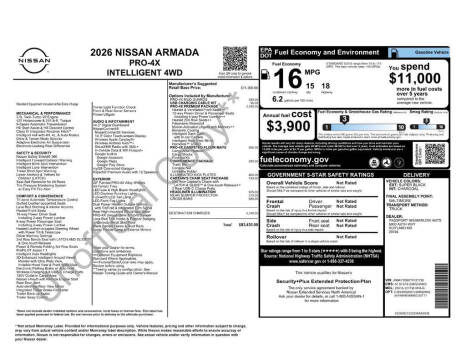 2026 Nissan Armada PRO-4X