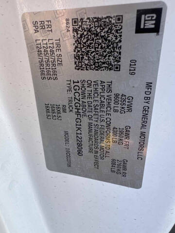 2019 Chevrolet Express 3500