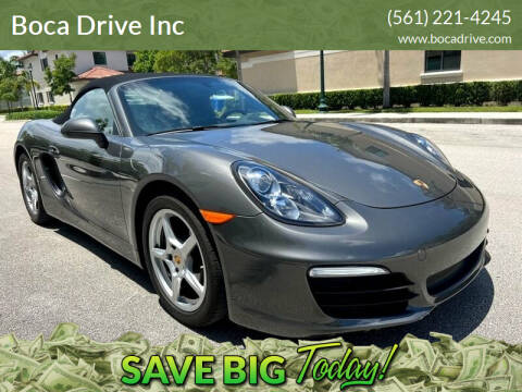 2015 Porsche Boxster for sale at Boca Drive Inc in Oakland Park FL