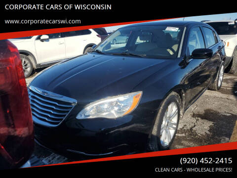 2012 Chrysler 200 for sale at CORPORATE CARS OF WISCONSIN in Sheboygan WI
