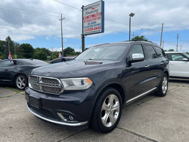 2015 Dodge Durango for sale at Capital Auto Financing in Redford, MI