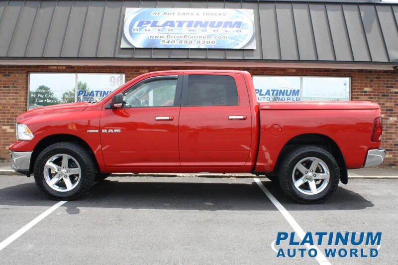 2010 Dodge Ram Pickup 1500 for sale at Platinum Auto World in Fredericksburg VA