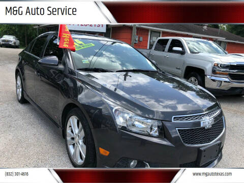 2014 Chevrolet Cruze for sale at M&G Auto Sales, LLC in Houston TX