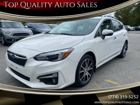 2019 Subaru Impreza for sale at Top Quality Auto Sales in Westport MA