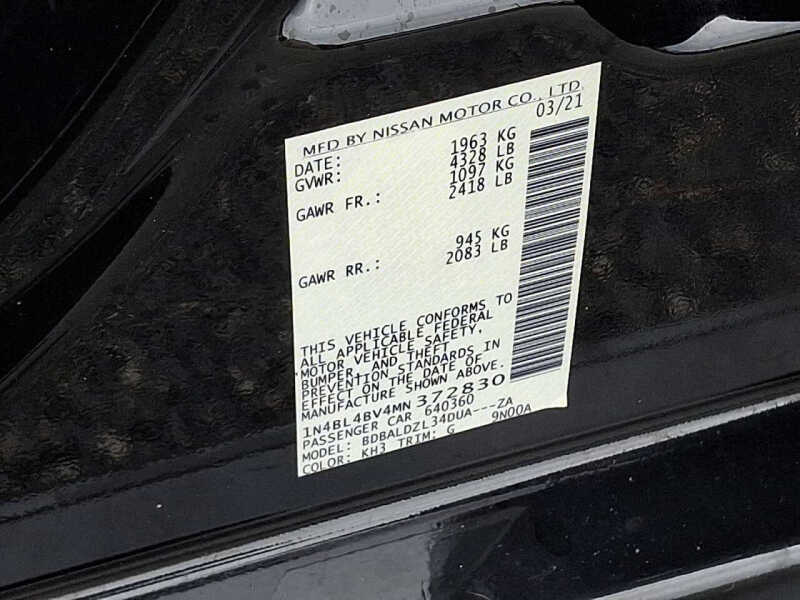 2021 Nissan Altima 2.5 S