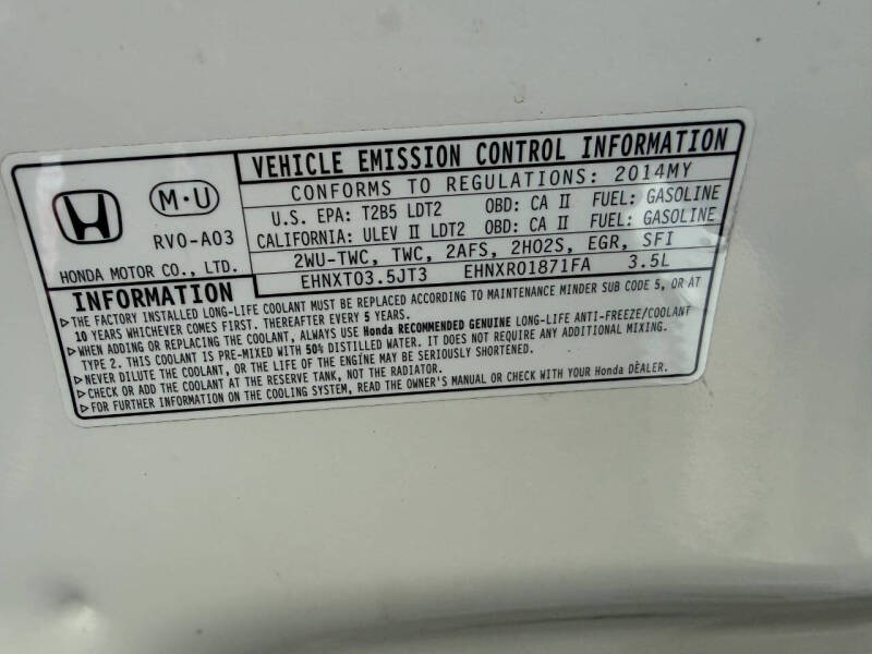 2014 Honda Odyssey Touring Elite