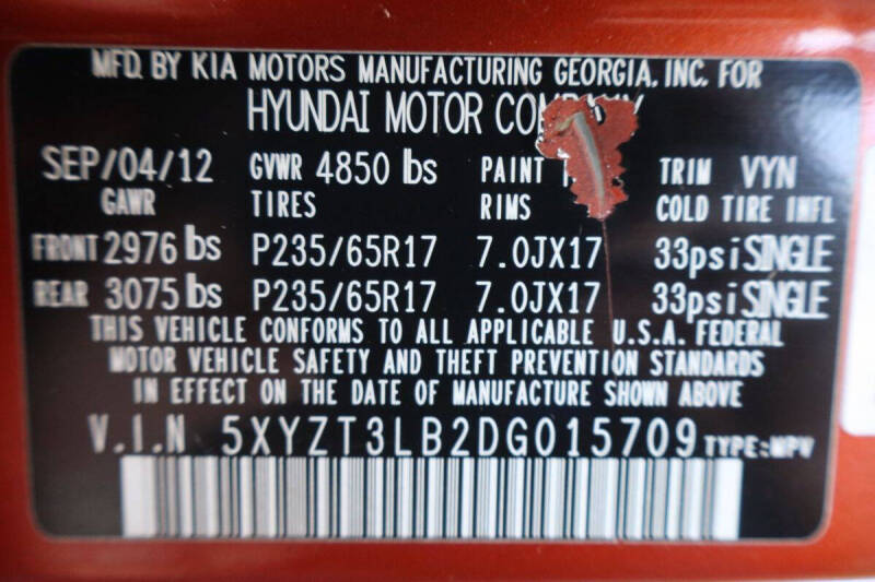 2013 Hyundai Santa Fe Sport 2.4L