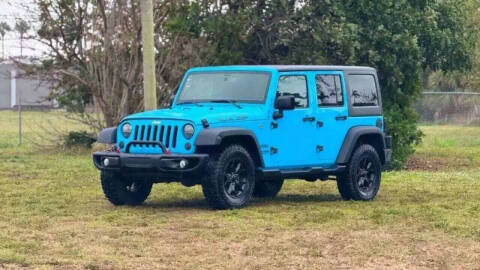 2018 Jeep Wrangler JK Unlimited for sale at National Car Store (OK) in West Palm Beach FL