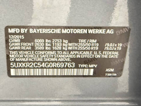 2016 BMW X5 sDrive35i