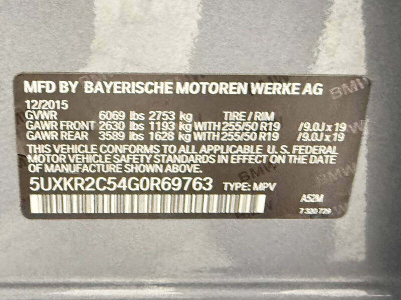 2016 BMW X5 sDrive35i
