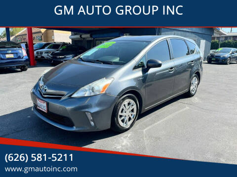 2012 Toyota Prius v for sale at GM AUTO GROUP INC in La Puente CA