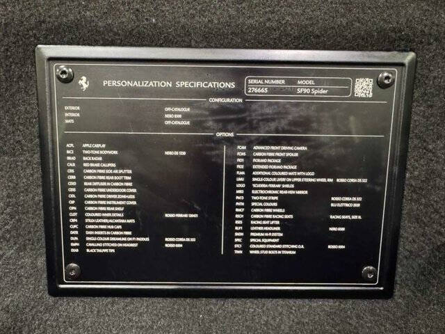2022 Ferrari SF90 Spider