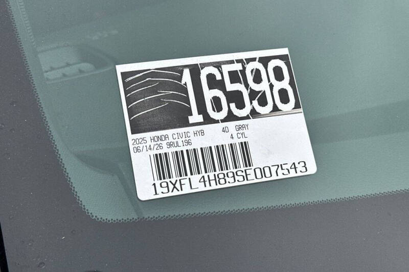 2025 Honda Civic Hybrid Sport