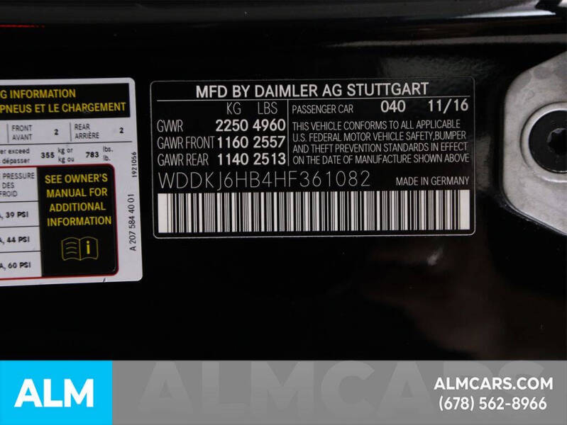 2017 Mercedes-Benz E-Class E 400 4MATIC