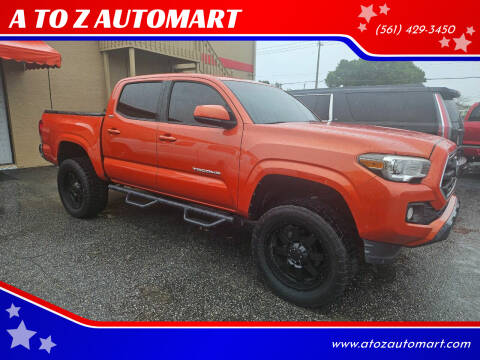 2016 Toyota Tacoma for sale at A TO Z  AUTOMART in West Palm Beach FL