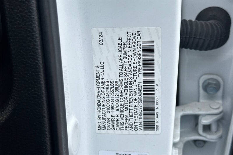 2024 Honda Accord Hybrid Sport