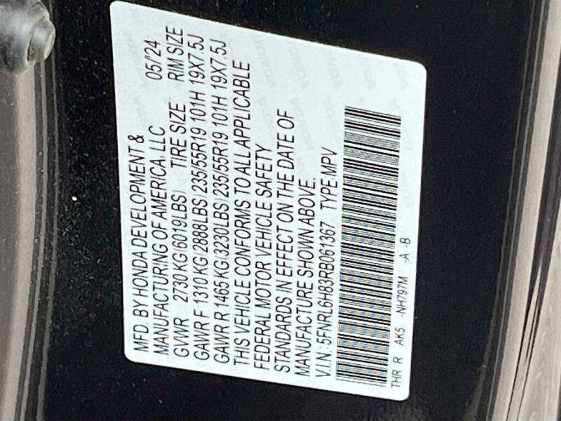 2024 Honda Odyssey Touring