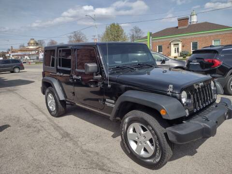 2014 Jeep Wrangler Unlimited for sale at BELLEFONTAINE MOTOR SALES in Bellefontaine OH